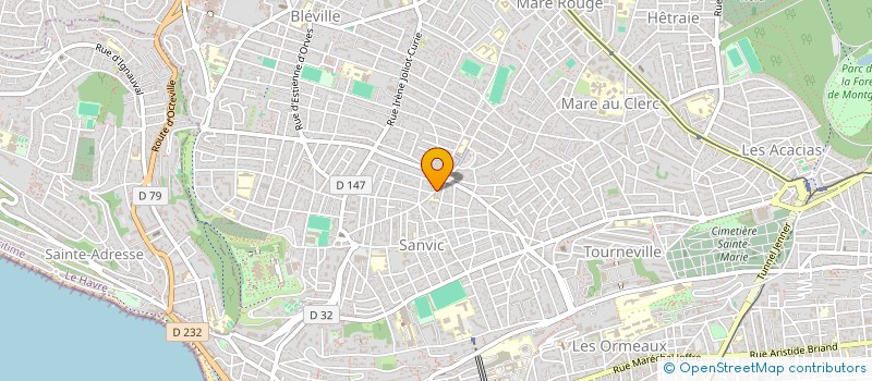 localisation de l'entreprise LA BEAUTE SOLIDAIRE  LE HAVRE