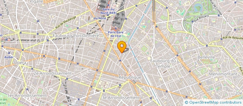 localisation de l'entreprise LA BECANE  PARIS