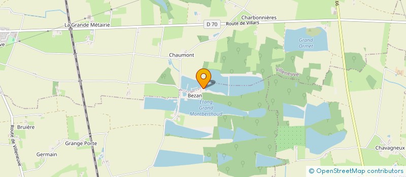 localisation de l'entreprise LA BECASSE  SAVIGNEUX