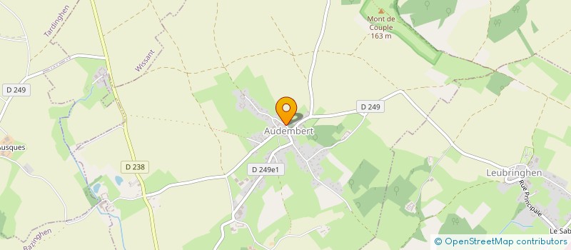 localisation de l'entreprise LA BECASSE  AUDEMBERT