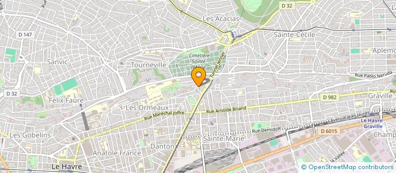 localisation de l'entreprise LA BECASSE DES BOIS à LE HAVRE