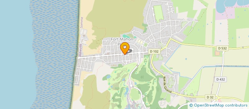 localisation de l'entreprise LA BECASSINE  FORT-MAHON-PLAGE