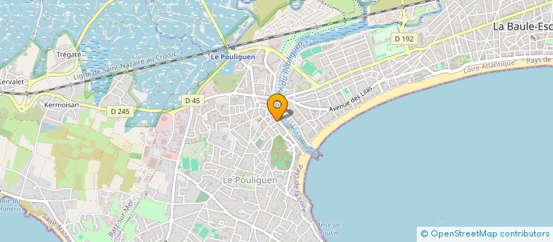 localisation de l'entreprise LA BECHA à LE POULIGUEN