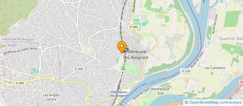 localisation de l'entreprise LA BECHE ET LE CRAYON à VILLENEUVE-LES-AVIGNON