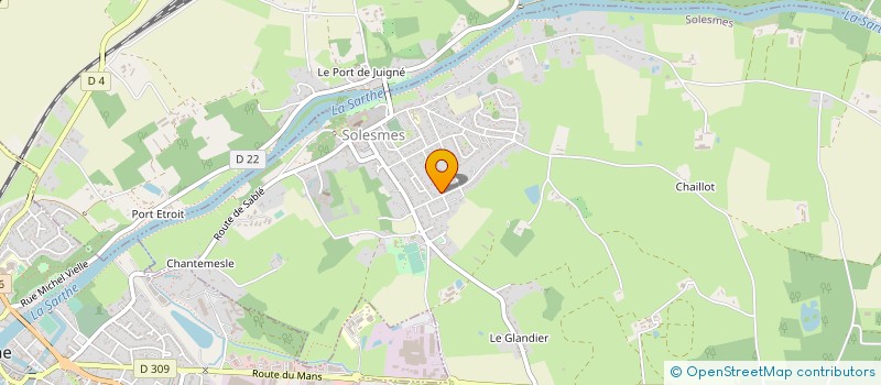 localisation de l'entreprise LA BECHETIERE à SOLESMES