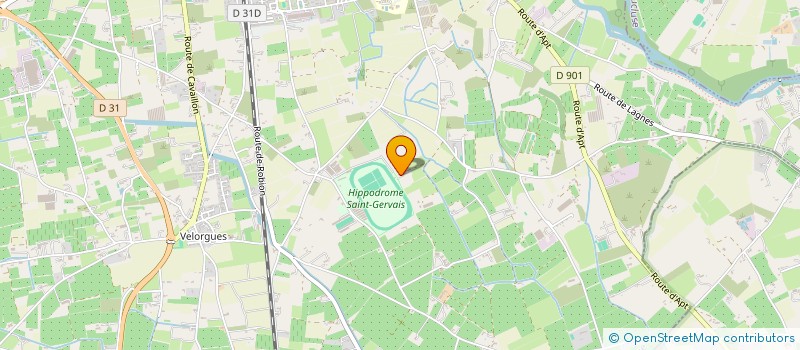 localisation de l'entreprise LA BEDARRE  L'ISLE-SUR-LA-SORGUE