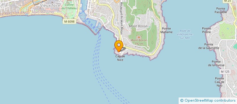 localisation de l'entreprise LA BEDIERE à NICE