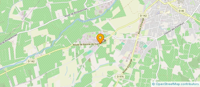 localisation de l'entreprise LA BEDOIRE à VALREAS