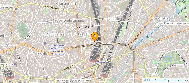 localisation de l'entreprise LA BEDOUINE à PARIS