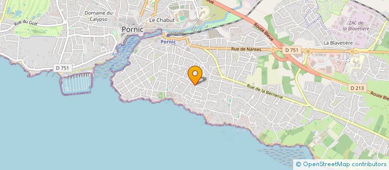 localisation de l'entreprise LA BEER'OH !  PORNIC