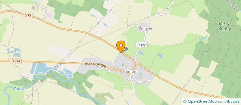 localisation de l'entreprise LA BEEZE DIGITALE à LAIMONT