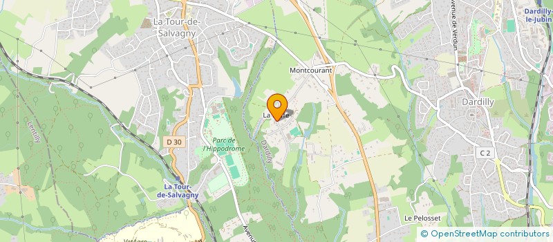 localisation de l'entreprise LA BEFFE  DARDILLY