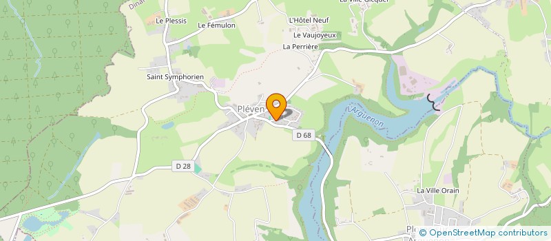 localisation de l'entreprise LA BEGASSIERE  PLOREC-SUR-ARGUENON