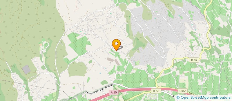 localisation de l'entreprise LA BEGUDE COLLECTION à LE CASTELLET