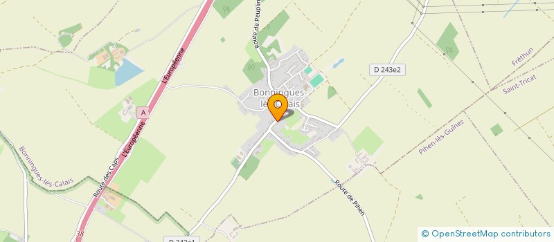 localisation de l'entreprise LA BEIGNE  BONNINGUES-LES-CALAIS