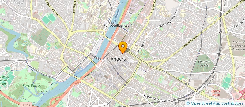 localisation de l'entreprise LA BEKAA à ANGERS
