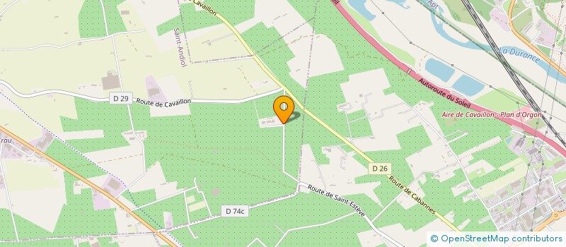 localisation de l'entreprise LA BEL'CHEZOT  SAINT-ANDIOL