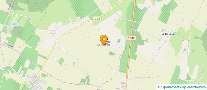 localisation de l'entreprise LA BEL GUIMARDIERE  BELLEVIGNE-EN-LAYON