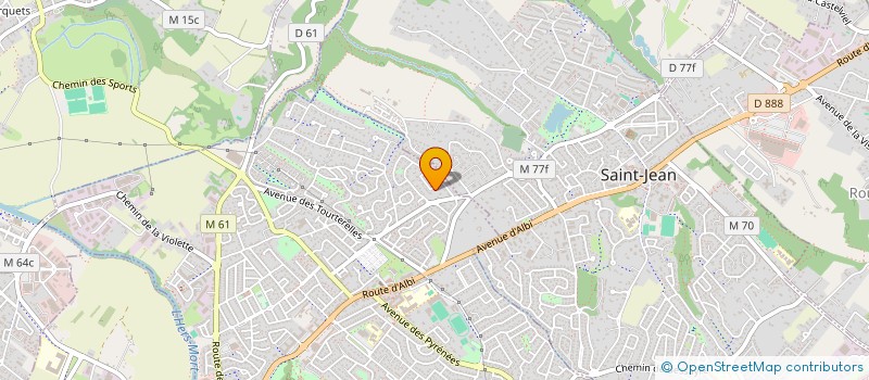 localisation de l'entreprise LA BEL'UNION  GRAGNAGUE