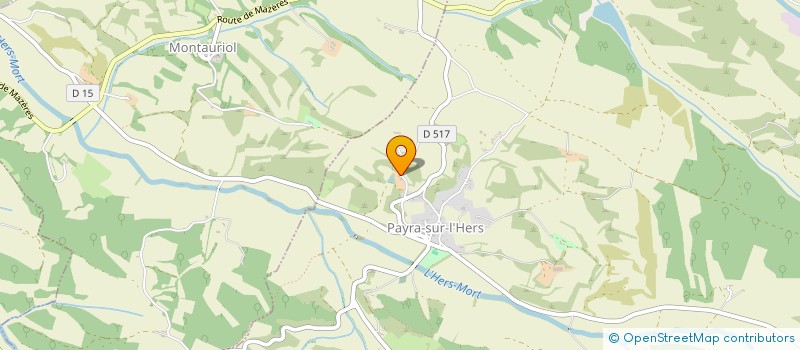 localisation de l'entreprise LA BEL'VERTE  PAYRA-SUR-L'HERS