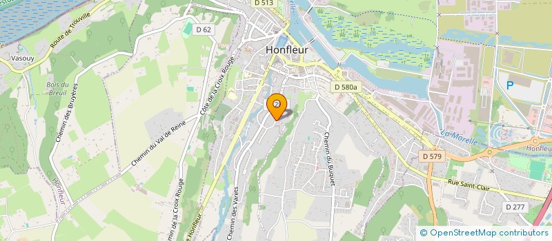 localisation de l'entreprise LA BELETTE à HONFLEUR