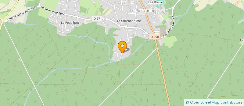 localisation de l'entreprise LA BELETTE à LE POINCONNET