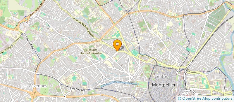 localisation de l'entreprise LA BELETTE PROD à MONTPELLIER
