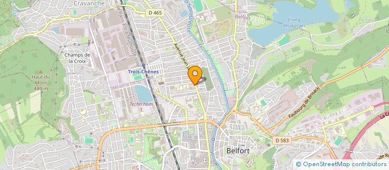 localisation de l'entreprise LA BELFORTAINE à BELFORT