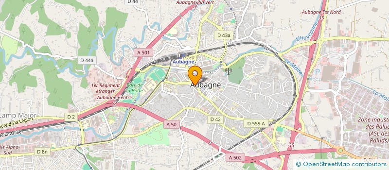 localisation de l'entreprise LA BELGO-PROVENCALE DE CHOCOLAT à AUBAGNE