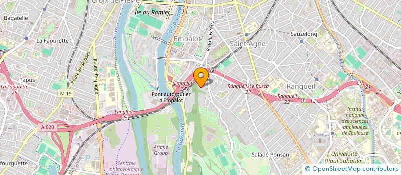 localisation de l'entreprise LA BELLA CIAO à TOULOUSE