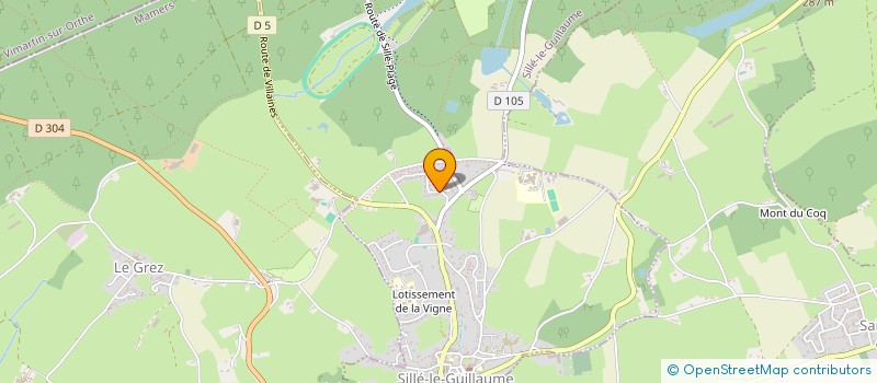 localisation de l'entreprise LA BELLA PIZZA  SILLE-LE-GUILLAUME