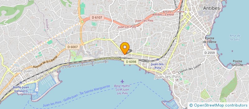 localisation de l'entreprise LA BELLA VITA à ANTIBES