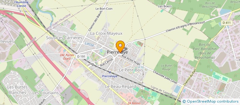 localisation de l'entreprise LA BELLA VITA  PIERRELAYE