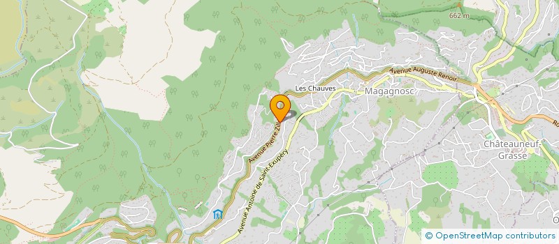 localisation de l'entreprise LA BELLAUDIERE  GRASSE