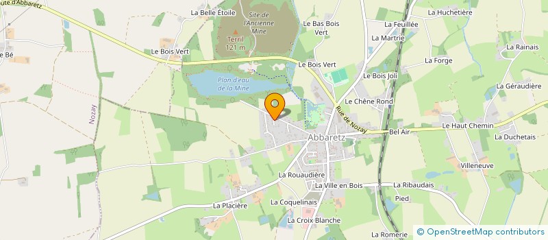 localisation de l'entreprise LA BELLE  ABBARETZ