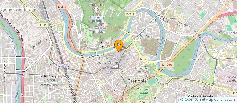 localisation de l'entreprise LA BELLE  GRENOBLE