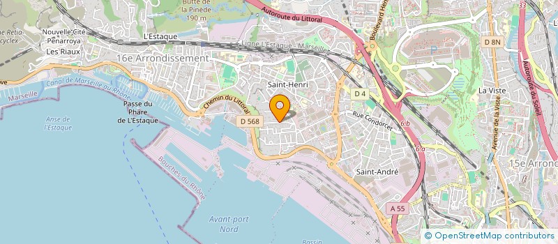 localisation de l'entreprise LA BELLE ADONNANTE à MARSEILLE
