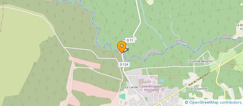 localisation de l'entreprise LA BELLE AFF'AIRE  BEIGNON