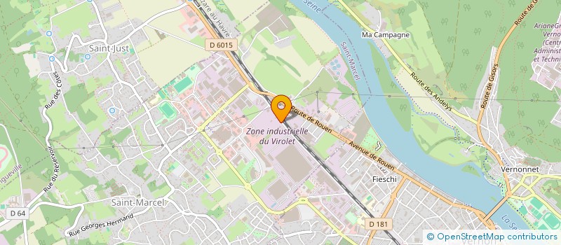 localisation de l'entreprise LA BELLE AFFAIRE à SAINT-MARCEL