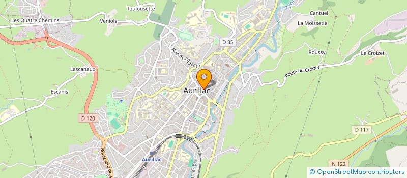 localisation de l'entreprise LA BELLE AFFAIRE à AURILLAC