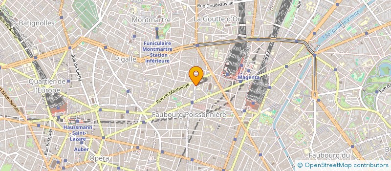 localisation de l'entreprise LA BELLE AFFAIRE  PARIS