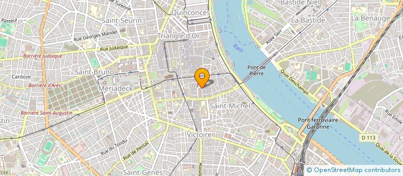 localisation de l'entreprise LA BELLE AFRIQUE - LBA  BORDEAUX