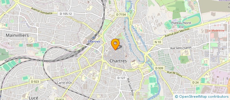 localisation de l'entreprise LA BELLE ALCHIMIE à CHARTRES