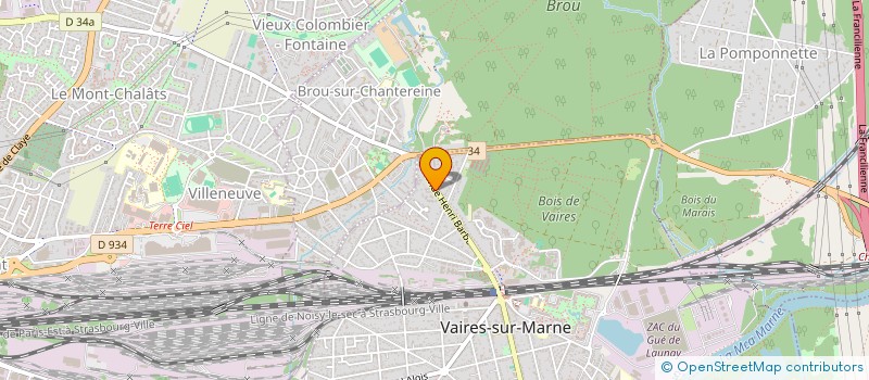 localisation de l'entreprise LA BELLE AME  VAIRES-SUR-MARNE