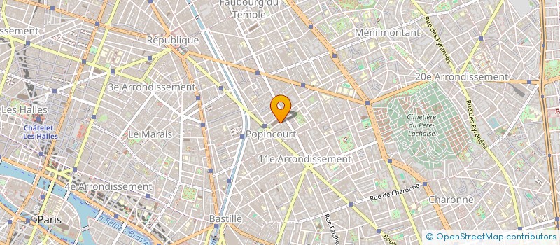 localisation de l'entreprise LA BELLE AMORCE  PARIS