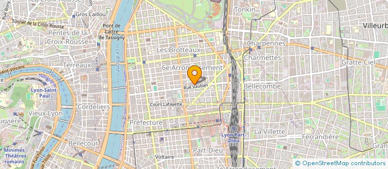 localisation de l'entreprise LA BELLE AU BOIS  LYON