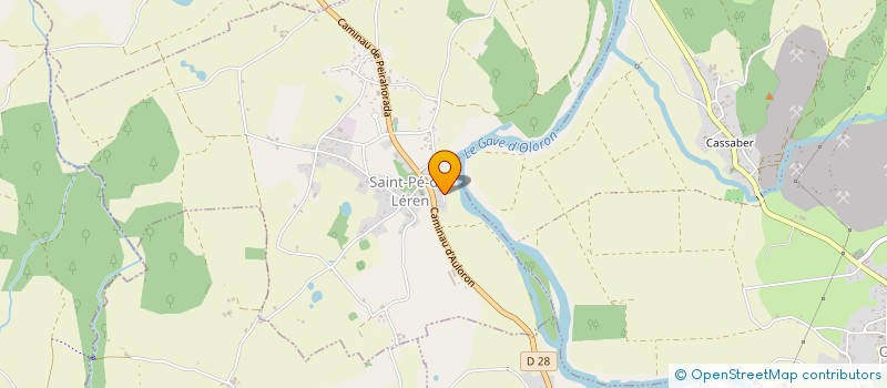 localisation de l'entreprise LA BELLE AUBERGE  CASTAGNEDE