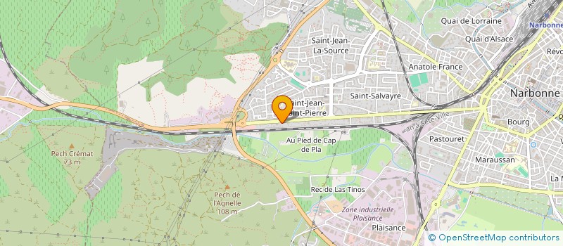 localisation de l'entreprise LA BELLE AUDE à NARBONNE