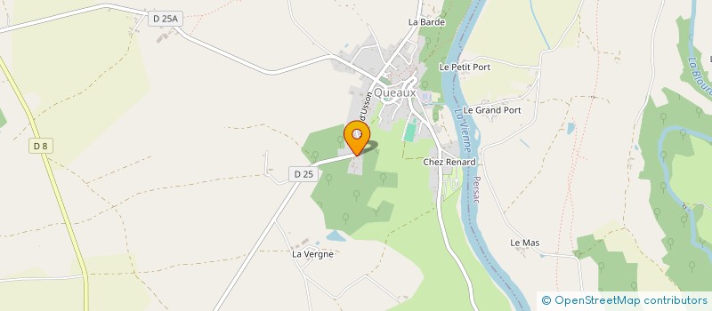 localisation de l'entreprise LA BELLE AURORE  QUEAUX