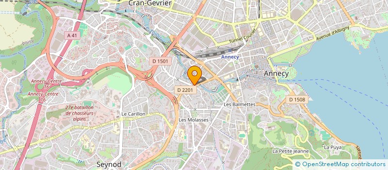 localisation de l'entreprise LA BELLE AUX BOIS  ANNECY